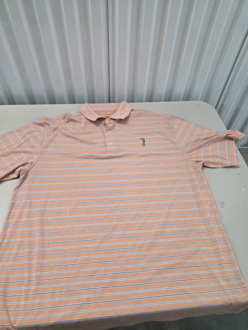 Oxford Golf Polo Shirt Augusta National Golf Club 1987 Men's Size XL